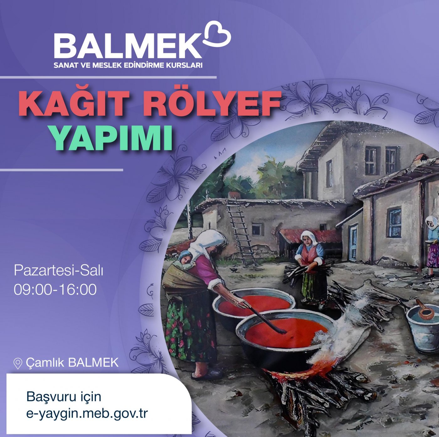 Kağıt Rölyef Yapımı