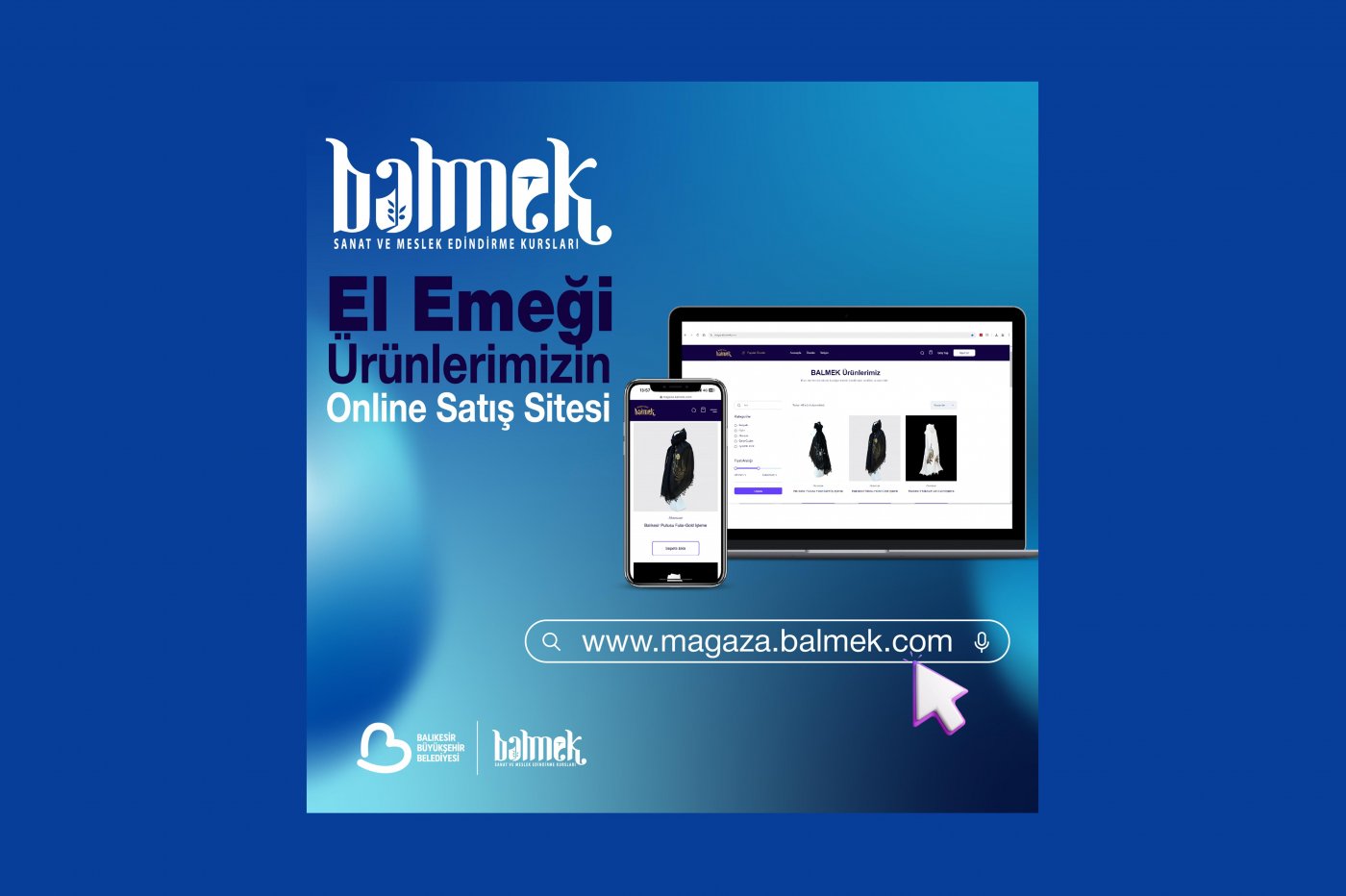 KURSİYERLERİMİZİN EL EMEĞİ ÜRÜNLERİ ARTIK ONLINE MAĞAZAMIZDA